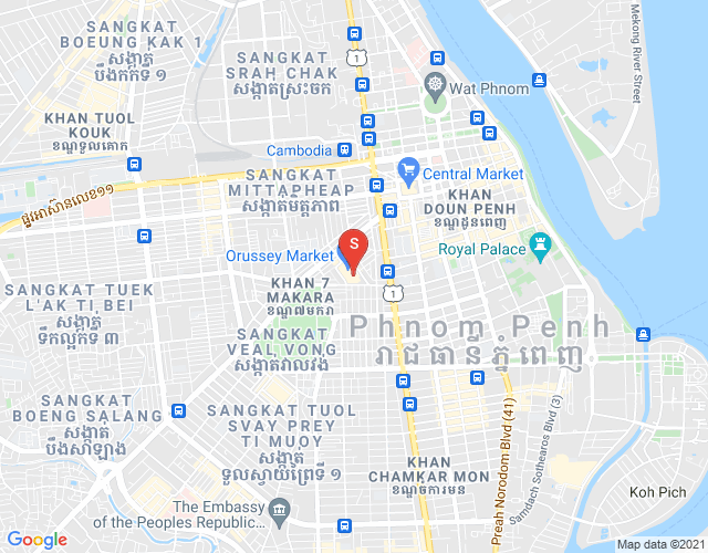 Carte de PROPERTIES DABEST, Veal Vong, 7 Makara, Phnom Penh