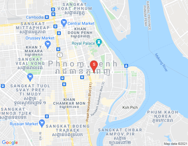 Map of PROPERTIES DABEST, Boeung Prolit, 7 Makara, Phnom Penh