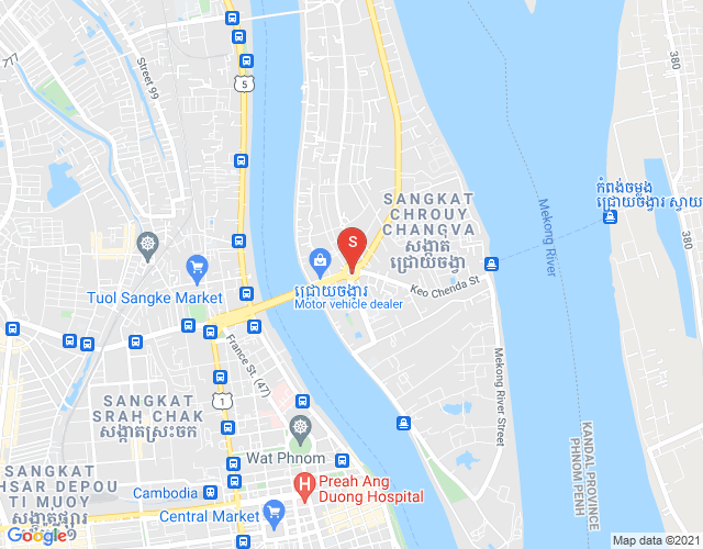 Mapa: PROPERTIES DABEST, Chroy Changvar, Phnom Penh