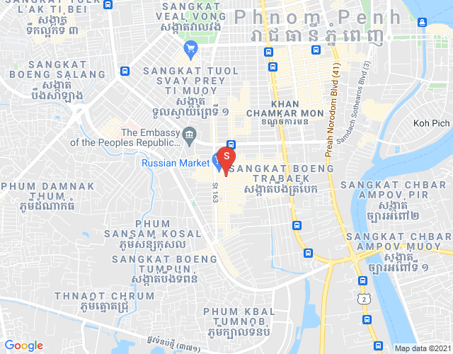 朱德奔1分区, 占卡蒙, 金边地图