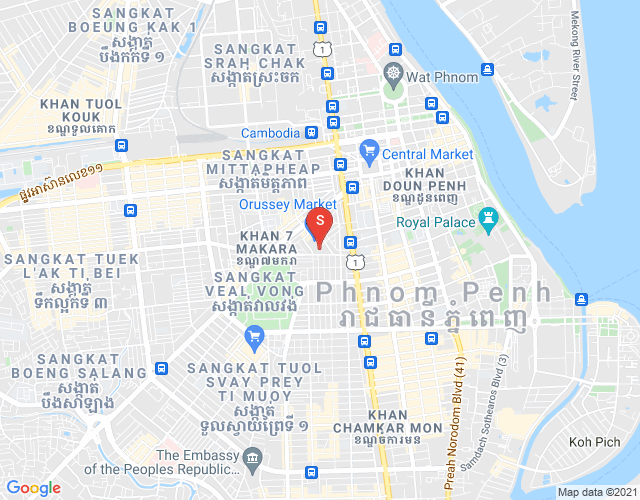 แผนที่ DABEST PROPERTIES, เวียลวง, เจ็ดมกรา, พนมเปญ