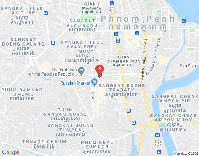 Mapa: DABEST PROPERTIES, Toul Tum Poung 1, Chamkarmon, Phnom Penh