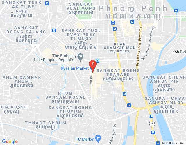 Mapa: dabest Properties, Toul Tum Poung 1, Chamkarmon, Phnom Penh