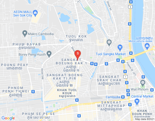 Mapa: PROPERTIES CAMBODIA CO LTD PROPERTIES DABEST, Boeung Kak 2, Toul Kork, Phnom Penh