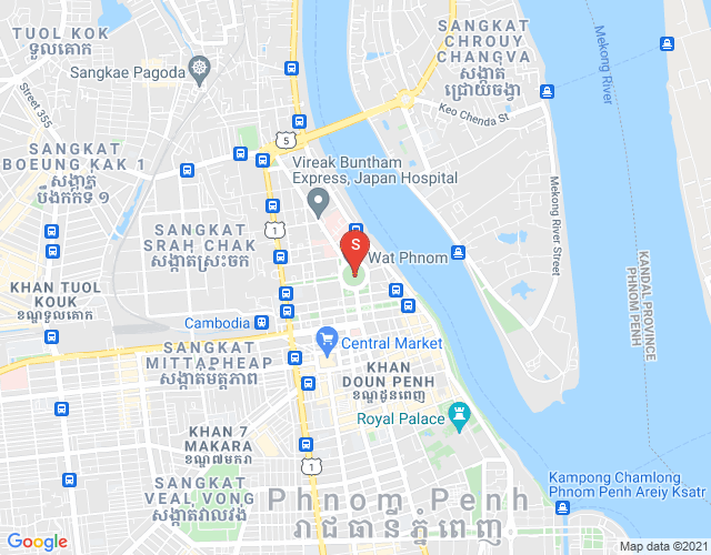 DABEST PROPERTIES, チェイチュムニア, ドーンペン, プノンペンの地図