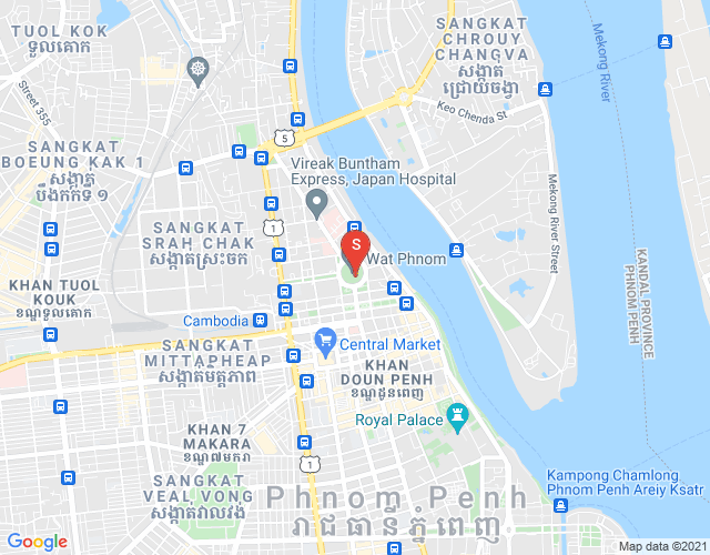 LTD PROPERTIES DABEST PROPERTIES CAMBODIA CO, 水净华区, 金边地图