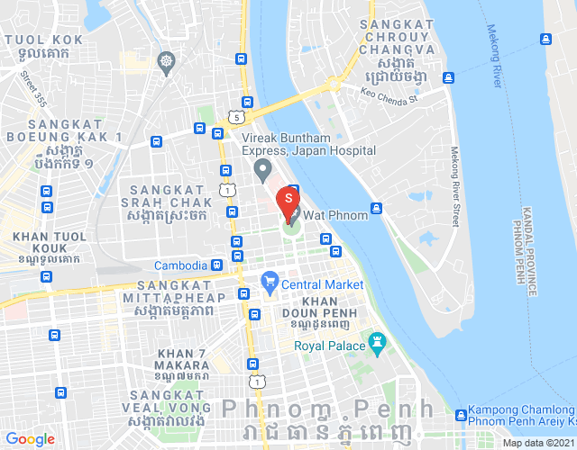 Mapa: PROPERTIES DABEST, BKK 1, Boeng Keng Kang, Phnom Penh