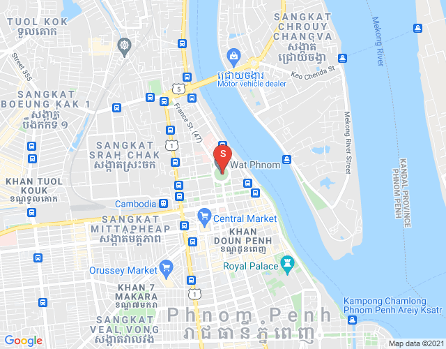 Mapa: Dabest Properties, Boeung Trabek, Chamkarmon, Phnom Penh