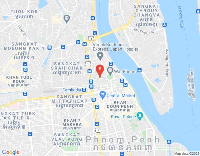 แผนที่ สระจก, ดวนป็ญ, พนมเปญ