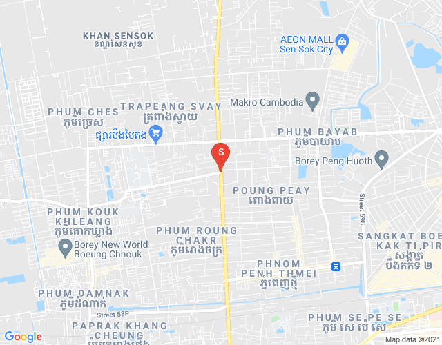 Mapa: Phnom Penh Thmey, Sen Sok, Phnom Penh