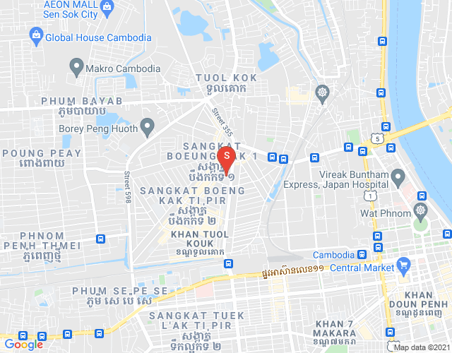 万谷湖1分区, 堆谷区, 金边地图