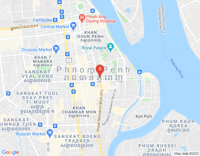 แผนที่ DABEST PROPERTIES, BKK 1, บึงเกงกอง, พนมเปญ