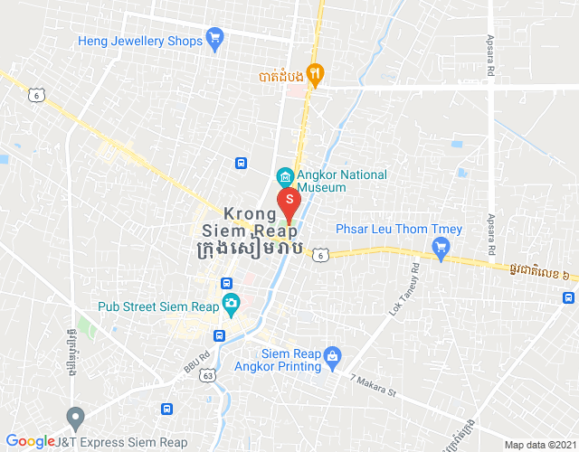 Mapa: Dabest PROPERTIES, Svay Dankum, Siem Reap
