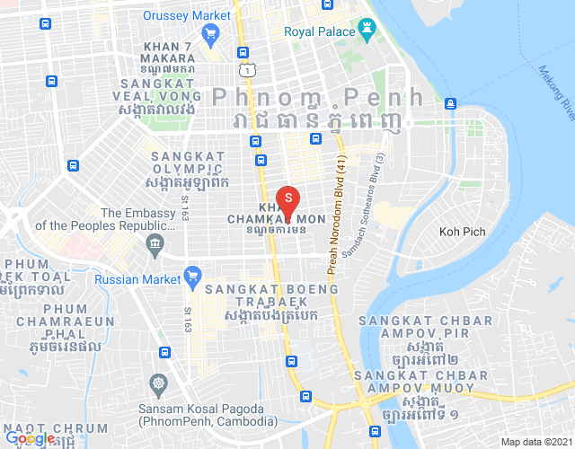 BKK 2, ボンケンコン, プノンペンの地図