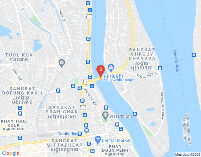 Mapa: Daun Penh, Phnom Penh