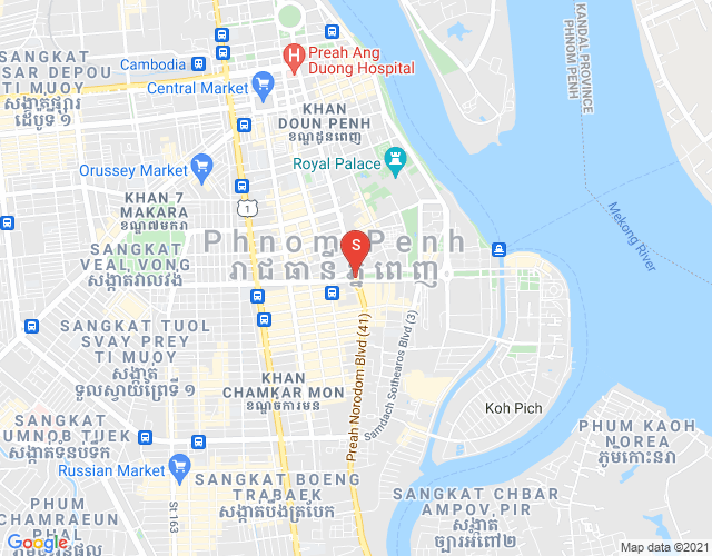 Carte de DaBest Properties, BKK 1, Boeng Keng Kang, Phnom Penh