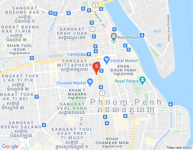 乌亚西4分区, 马卡拉区, 金边地图