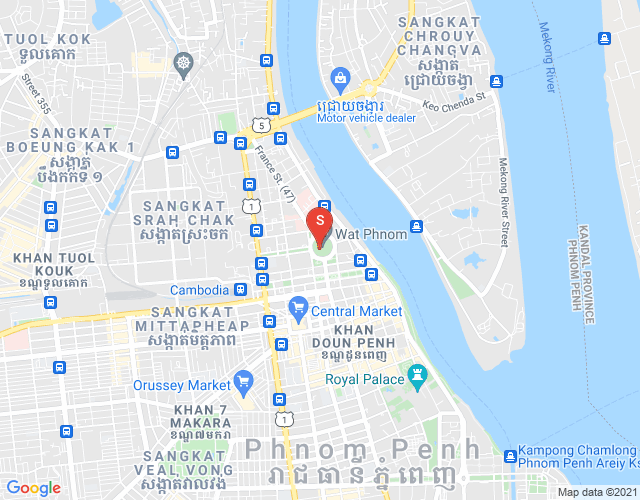 Carte de PROPERTIES Dabest, Boeng Reang, Daun Penh, Phnom Penh
