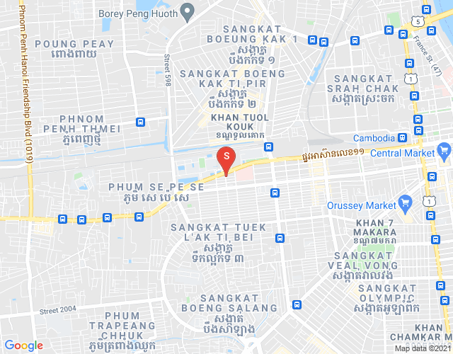Properties  Dabest, ブン・カック1, トゥールコーク, プノンペンの地図
