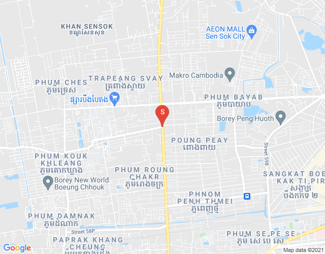 Mapa: Phnom Penh Thmey, Sen Sok, Phnom Penh