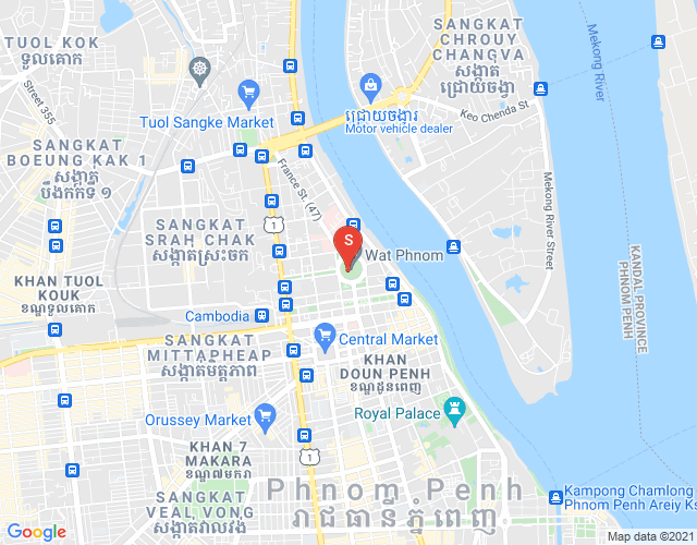แผนที่ DABEST PROPERTIES, วัดพนม, ดวนป็ญ, พนมเปญ