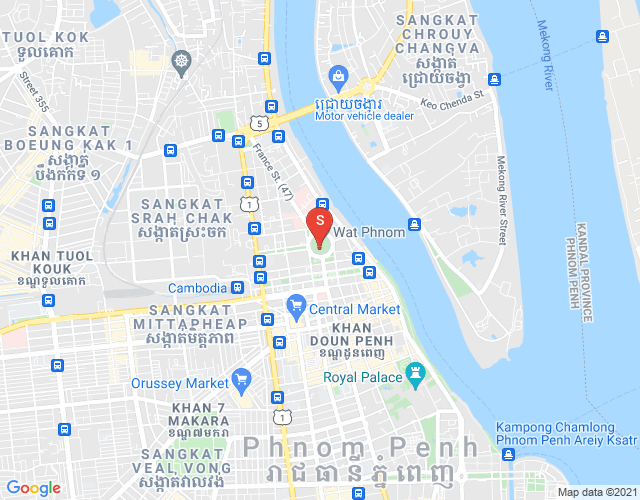แผนที่ DABEST PROPERTIES, จักตอมุข, ดวนป็ญ, พนมเปญ