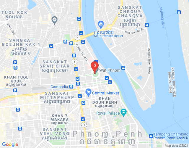 Mapa: PROPERTIES DABEST, BKK 3, Boeng Keng Kang, Phnom Penh