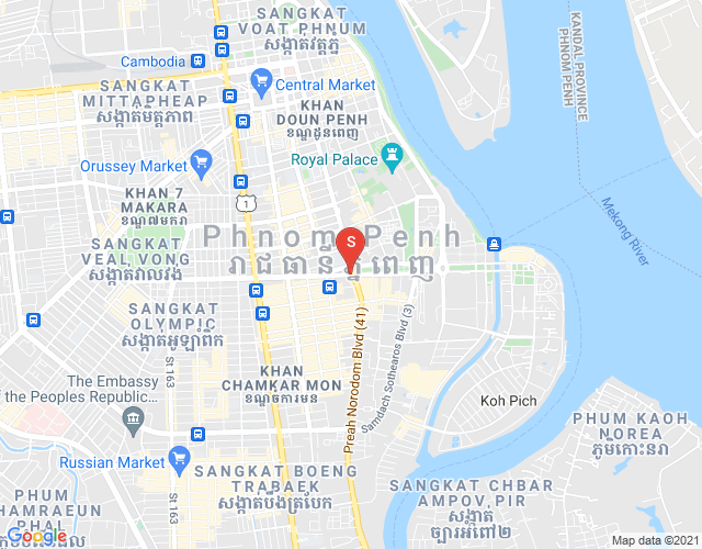 Carte de DaBest Properties, BKK 1, Boeng Keng Kang, Phnom Penh