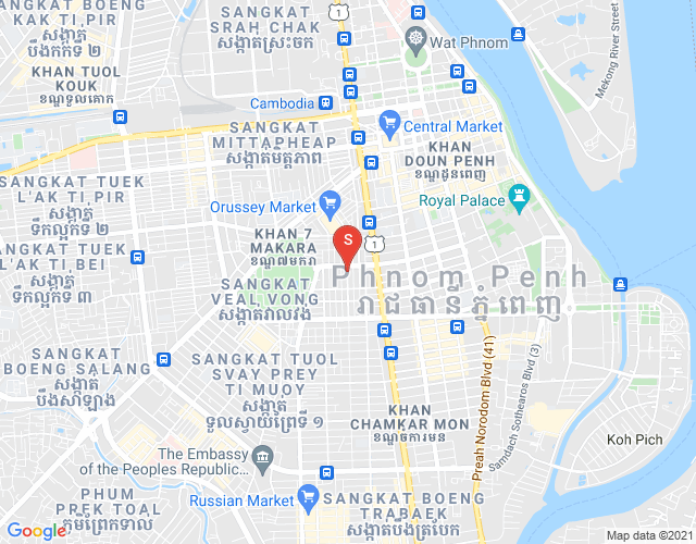 แผนที่ Boeung Prolit, เจ็ดมกรา, พนมเปญ