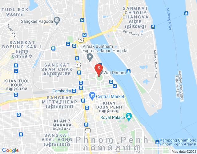 Карта PROPERTIES DABEST, Рынок Дэум Тхок, Чамкармон, Пномпень