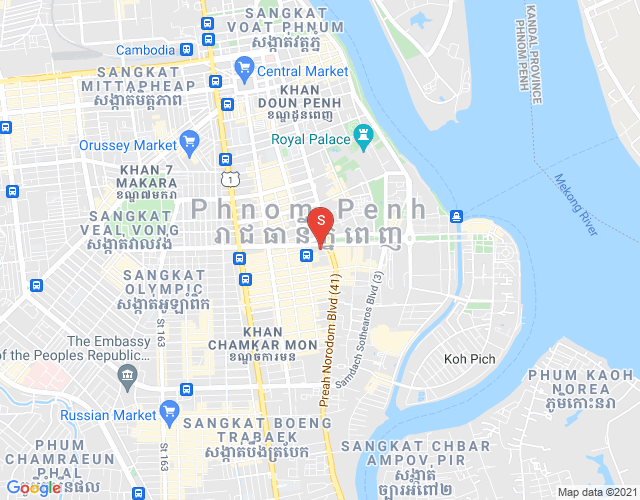 Карта Dabest Properties, БКК 1, Бынг Кенг Канг, Пномпень