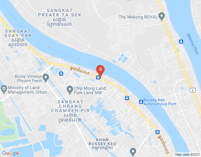 Map of Chrang Chamres I, Russey Keo, Phnom Penh