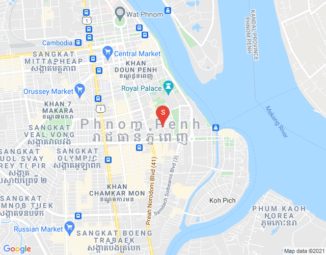 Mapa: Chakto Mukh, Daun Penh, Phnom Penh