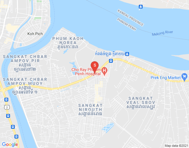 Nirouth分区, 铁桥头区, 金边地图