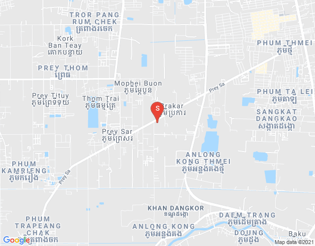Prey Sa镇, 丹考, 金边地图