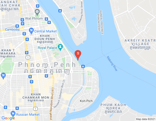 Mapa: Boeng Reang, Daun Penh, Phnom Penh