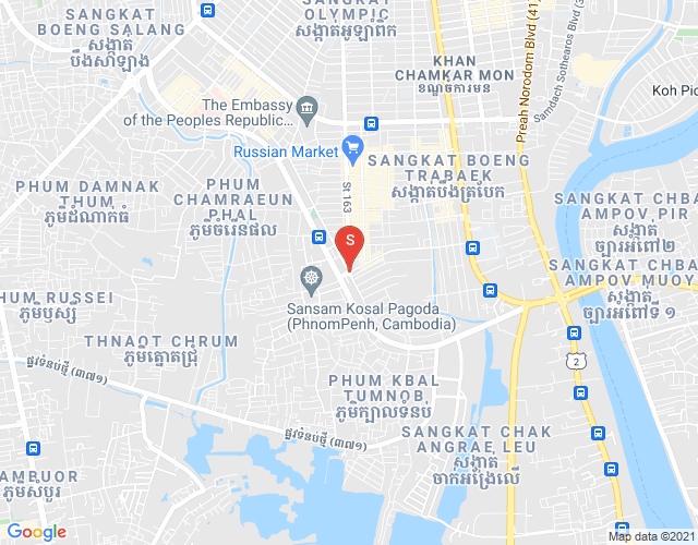 Dabest Properties, 사남고구역, 짬까몬, 프놈펜 지도