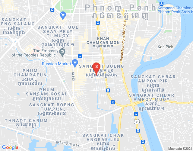 Mapa: Chamkarmon, Phnom Penh