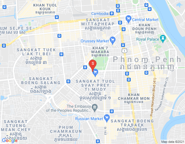 แผนที่ ตวลสวายเปรย 1, บึงเกงกอง, พนมเปญ
