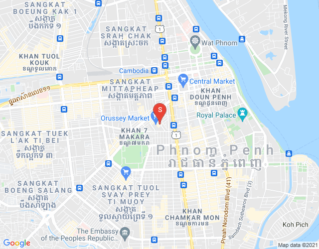 Map of Ou Ruessei 1, 7 Makara, Phnom Penh