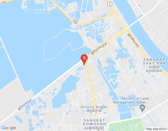 Preaek Pnov区, 仙市区, 金边地图
