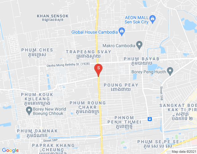 แผนที่ พนมเปญทเมย, แซนสก, พนมเปญ