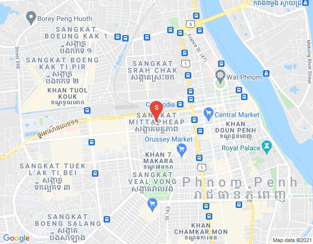 友谊分区, 马卡拉区, 金边地图