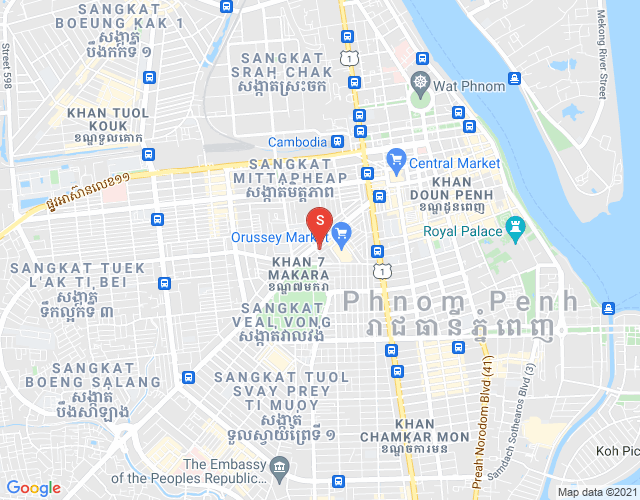 แผนที่ โอรือไซ 2, เจ็ดมกรา, พนมเปญ