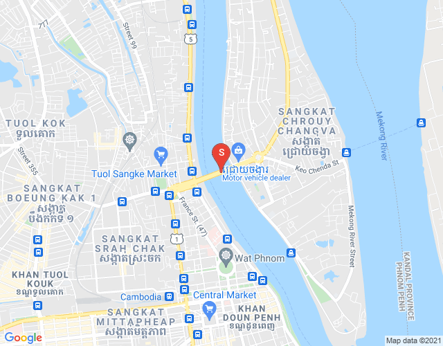 水净华区, 金边地图