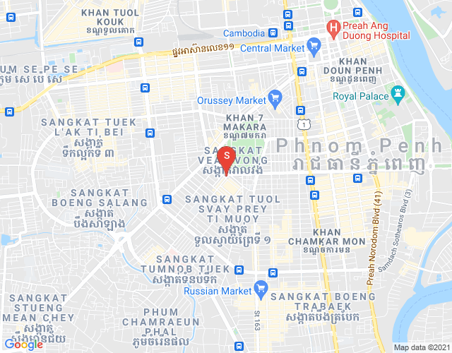 แผนที่ ตวลสวายเปรย 1, บึงเกงกอง, พนมเปญ
