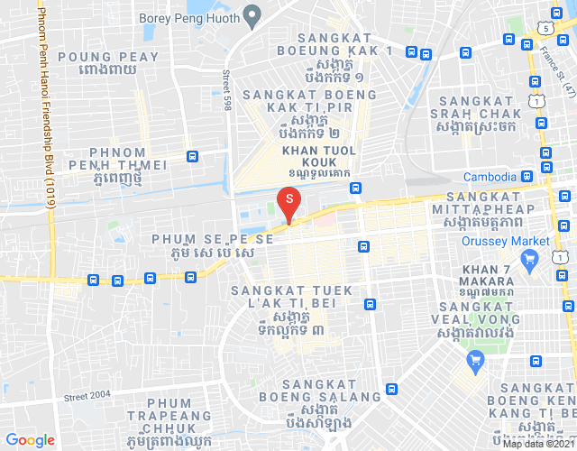 แผนที่ ตึกลอัก 1, ตวลโคก, พนมเปญ