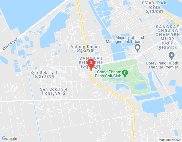 Mapa: Khmuonh, Sen Sok, Phnom Penh