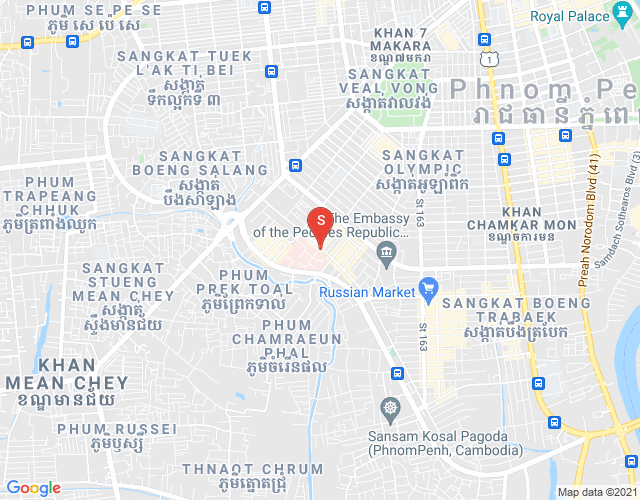แผนที่ ตุมนบตึก, บึงเกงกอง, พนมเปญ