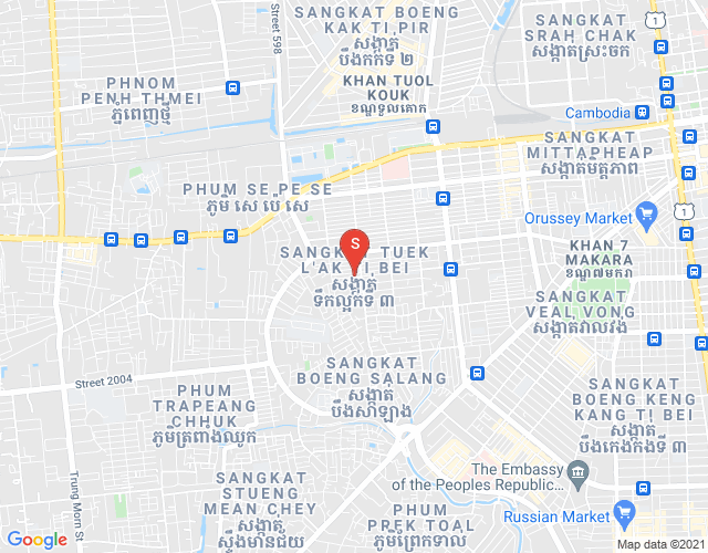 แผนที่ ตuolโกก, พนมเปญ